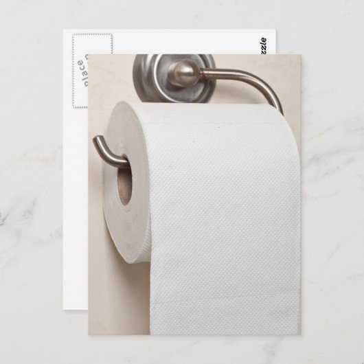 Toiletpapier Briefkaart (Voorkant / Achterkant)