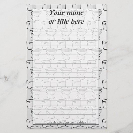 toiletpapier briefpapier (Voorkant)