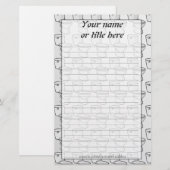 toiletpapier briefpapier (Voorkant / Achterkant)