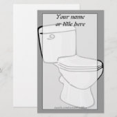 toiletpapier briefpapier (Voorkant / Achterkant)