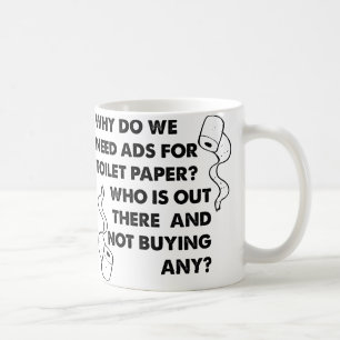 Toiletpapier en Funny Mug Koffiemok