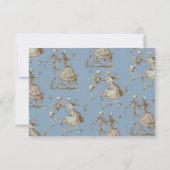 Toiletpapier Halloween gothisch skelet Details inf Kaart (Achterkant)