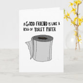 Toiletpapier Kaart (Gele Bloem)