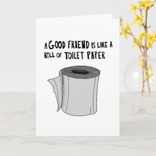 Toiletpapier Kaart (Gele Bloem)