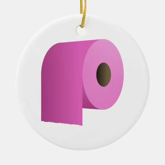 Toiletpapier Keramisch Ornament (Voorkant)