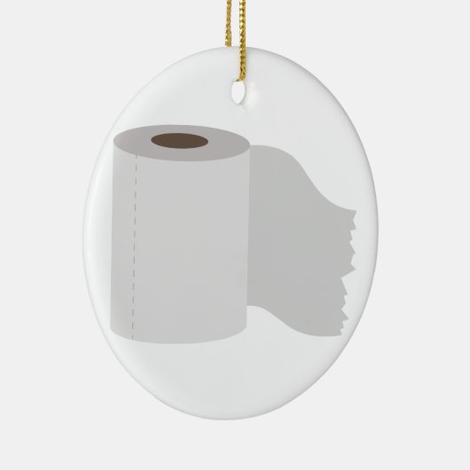 Toiletpapier Keramisch Ornament (Rechts)