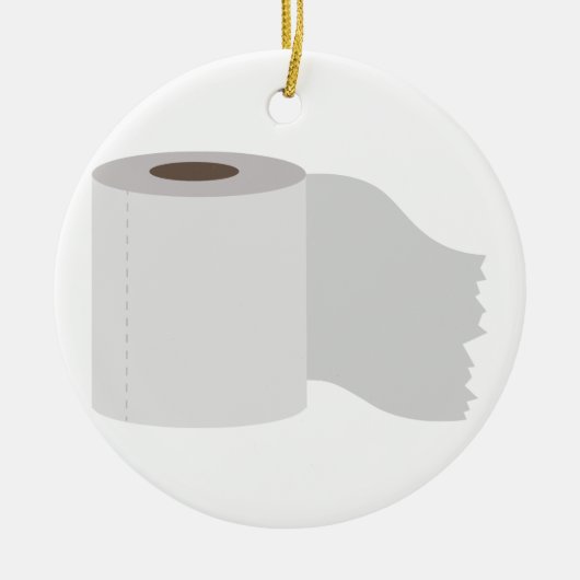 Toiletpapier Keramisch Ornament (Voorkant)