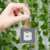 Toiletpapier met gezicht sleutelhanger (Hand)
