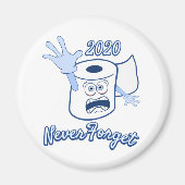 Toiletpapier Panic 2020 Magnet (Voorkant)