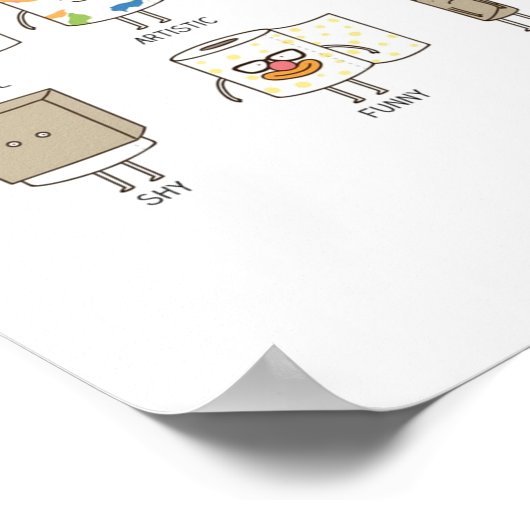 Toiletpapier Poster (Hoek)