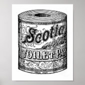 toiletpapier poster (Voorkant)