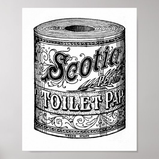  toiletpapier poster (Voorkant)
