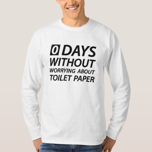 Toiletpapier T-shirt (Voorkant)