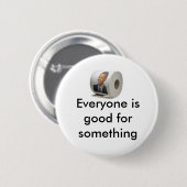 toiletpapier van Obama Ronde Button 5,7 Cm (Voorkant /achterkant)