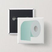 Toiletpapier Vierkante Button 5,1 Cm (Voorkant /achterkant)