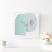 Toiletpapier Vierkante Klok (Huis)