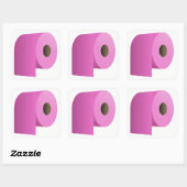 Toiletpapier Vierkante Sticker (Vel)