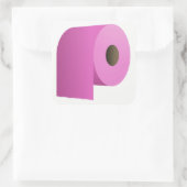 Toiletpapier Vierkante Sticker (Tas)