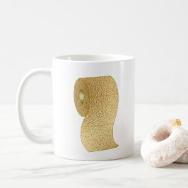 Toiletpapier voor sociale vervorming koffiemok