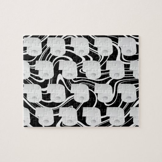 Toiletpapierpatroon Legpuzzel (Horizontaal)