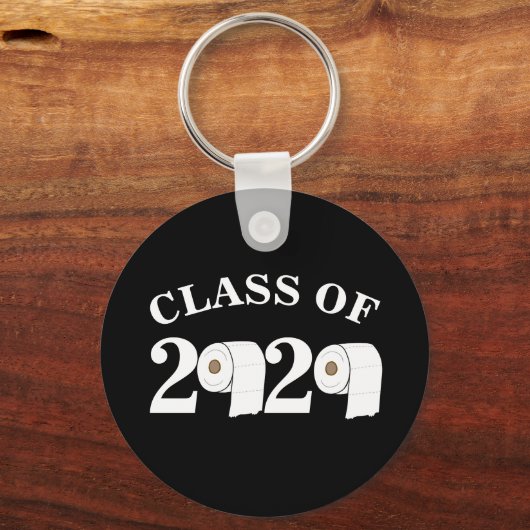 toiletpapierrolklasse van 2020 grappig afstuderen sleutelhanger (Voorkant)