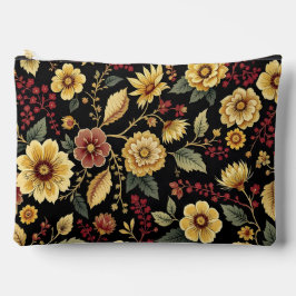 Toiletry bag flowers pattern  etui