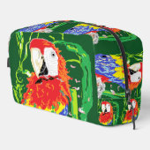 Toiletry Bag : Friendly  Parrots Toilettasje (Rechterhoek)