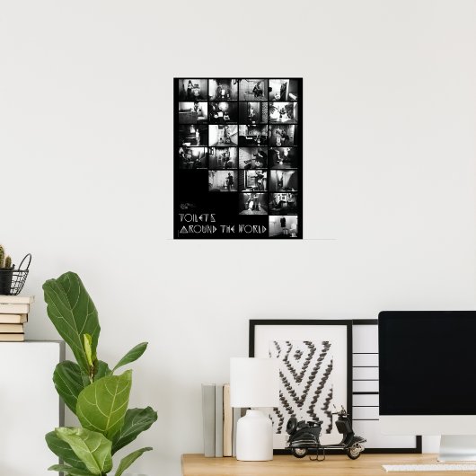 Toilets - Draaggarnalen Poster (Thuiskantoor)