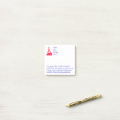 Toilets need hooks, for coat & purse-Post-It Notes (Op bureau)