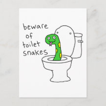 Toiletslangen Funny Badkamer Humor