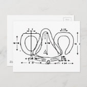 toiletstoel briefkaart (Voorkant / Achterkant)