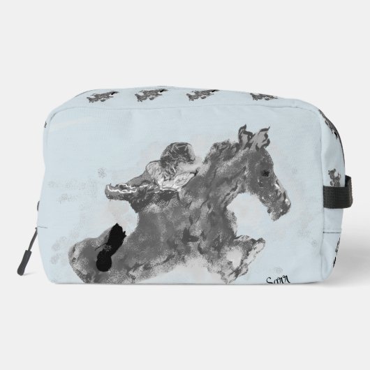 Toilettas: Dagelijkse run Toilettasje (Achterkant)