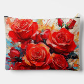 Toilettas - De Rode Rozen Kunstwerk Etui (Achterkant)