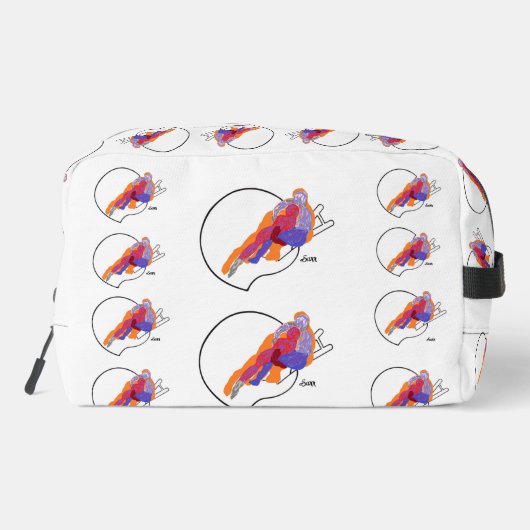 Toilettas: winnen toilettasje (Achterkant)