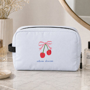 Toilettasjes Kersen Coquette Strik Mooie Toilettasje