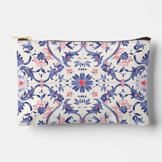 Toilettasjes: roze & blauw. etui
