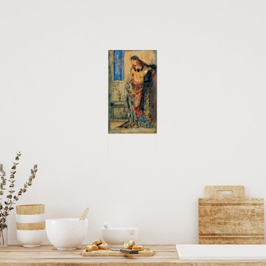 Toilette van Gustave Moreau Poster (Keuken)