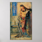 Toilette van Gustave Moreau Poster (Voorkant)
