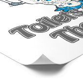 toiletten die zichzelf schoongemaakt hebben poster (Hoek)