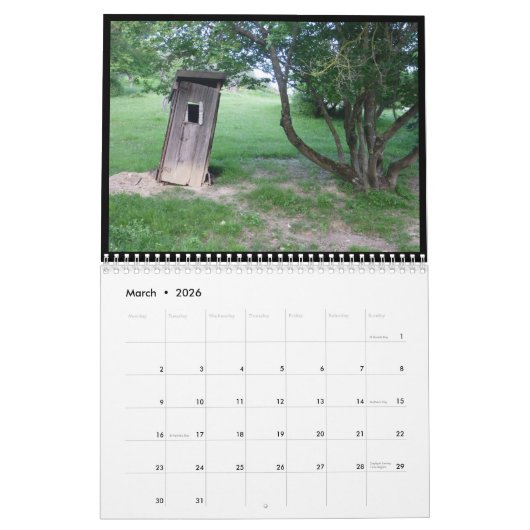 Toiletten van Umbrië Kalender (Mar 2026)