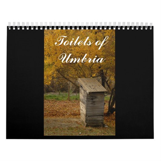 Toiletten van Umbrië Kalender (Hoes)