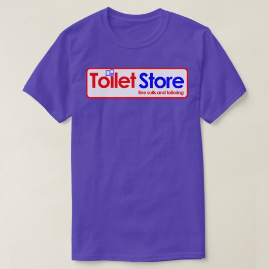 Toiletwinkel Fijne Pakken en Tailoring T-shirt (Design voorkant)