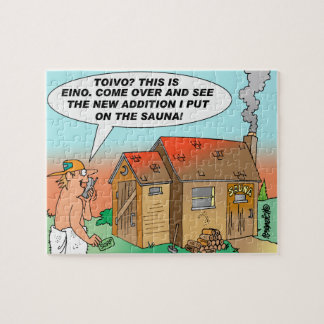 Toivo en Eino Yooper Cartoon Jigzaag Puzzle Legpuzzel