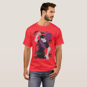 toji animeoji fushiguro funny t-shirt (Voorkant volledig)