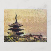 Toji Tower Art Briefkaart (Voorkant)