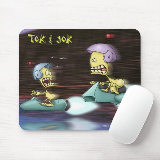 Tok & Jok The Race Mousepad Muismat (Met muis)