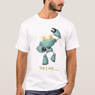 Tok & Jok TokBot versus JokBot White Shirten T-shirt