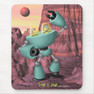 Tok & Jok TokBot vs. JokBot Mousepad Muismat