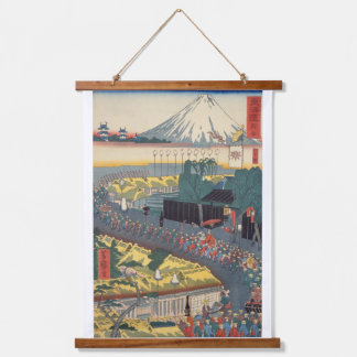 TOKAIDO FUCHU ウッドウォールタペストリー HANGEND WANDKLEED