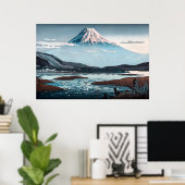 Tokaido Fujikawa van Tsuchiya Koitsu Poster (Thuiskantoor)